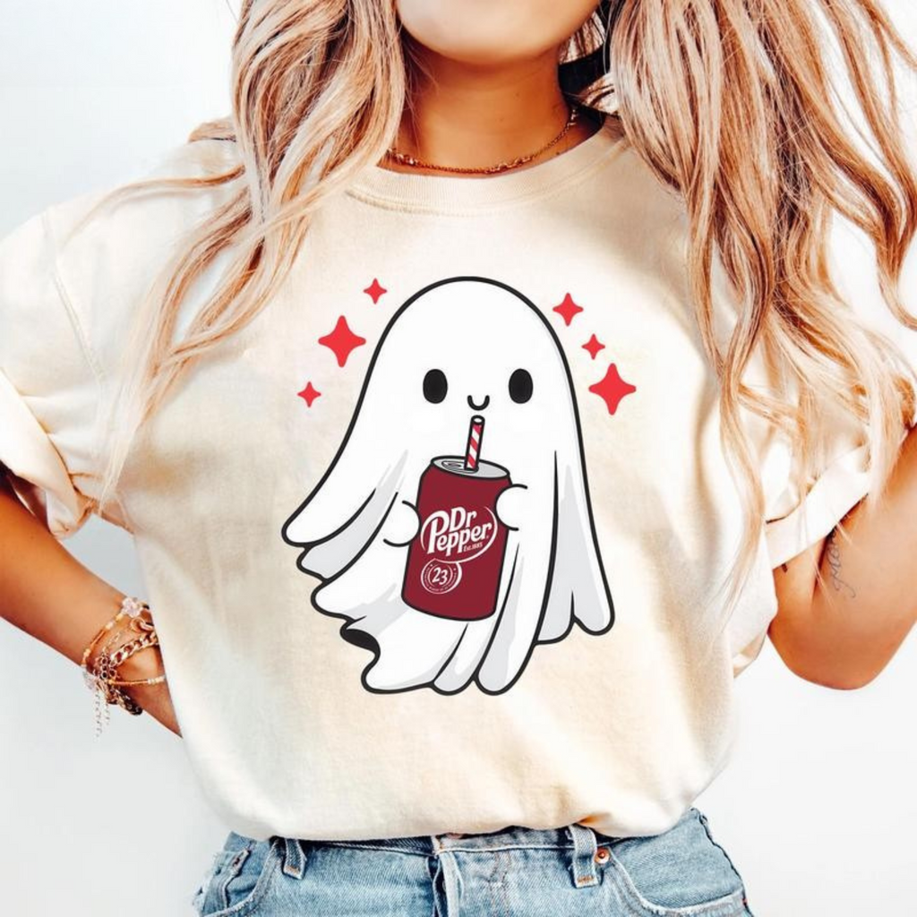 Spooky Sips Ghost Tee