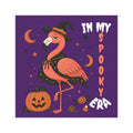 Custom Halloween Flamingo Car Magnet - "In My Spooky Era" Pumpkin & Candycorn Sticker