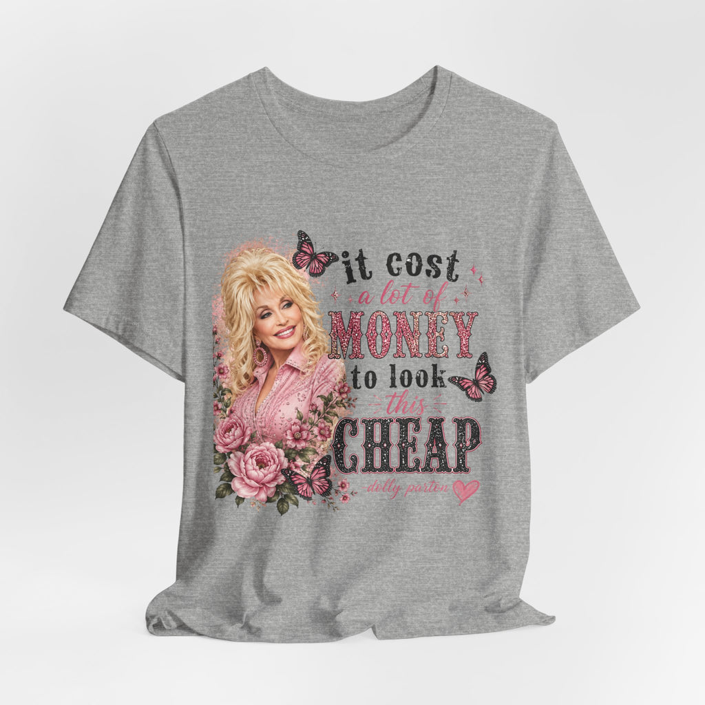 Custom Dolly Parton 'It Cost a Lot of Money...' Graphic Tee