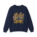 Bend & Snap Crewneck Sweatshirt — Retro Cheerleader Football Design