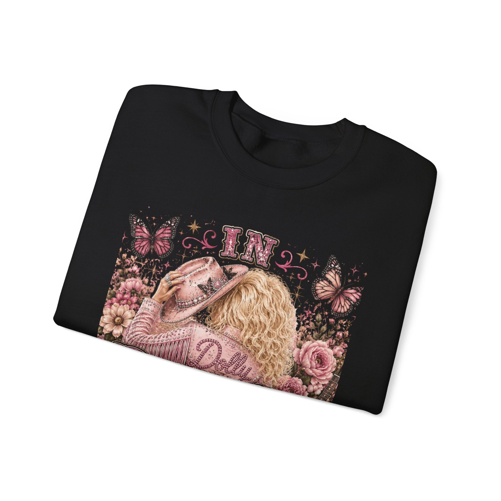 Custom Dolly We Trust Crewneck Sweatshirt