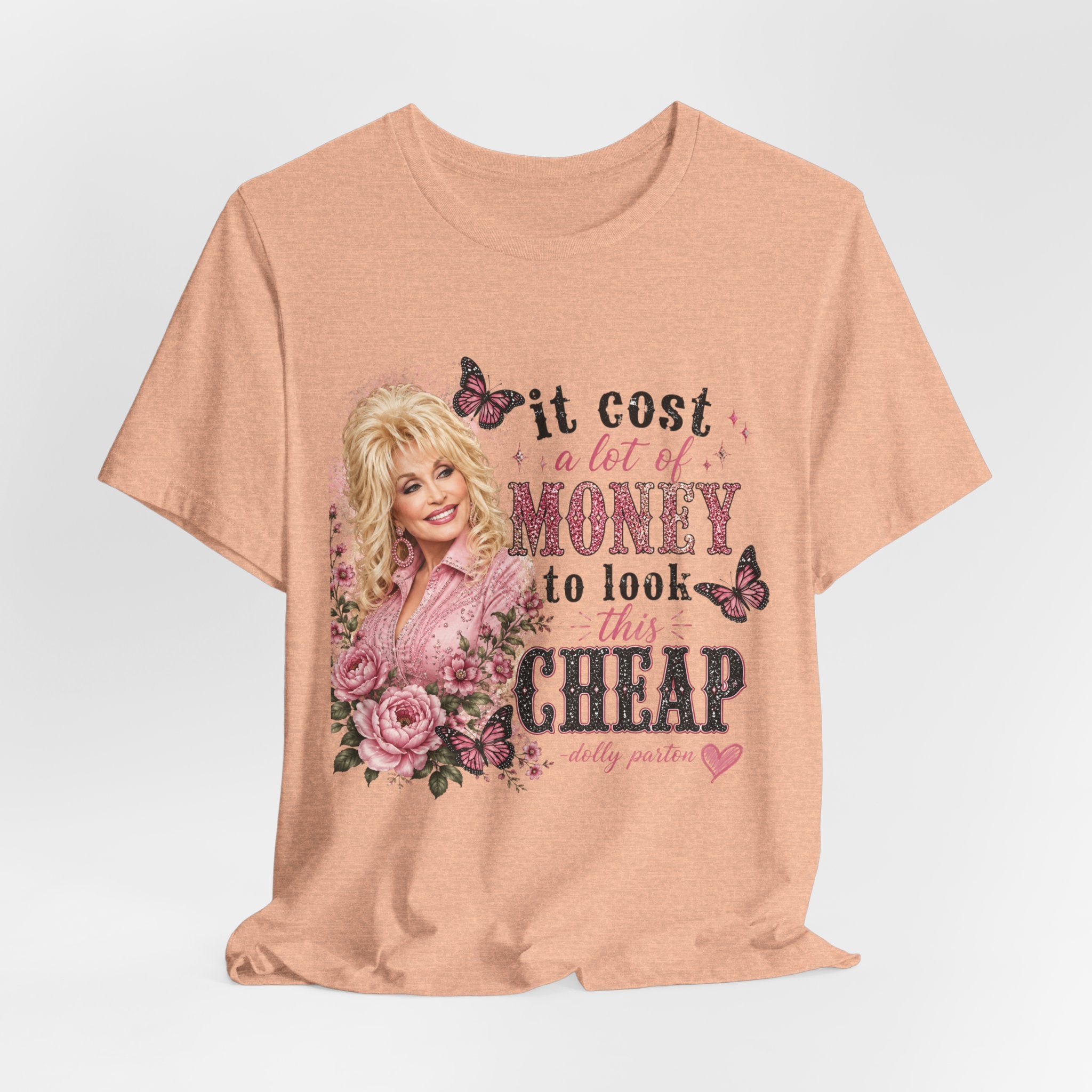 Custom Dolly Parton 'It Cost a Lot of Money...' Graphic Tee