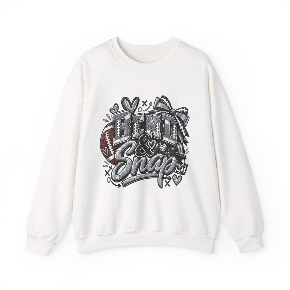 Crewneck Sweatshirt — 'Been & Snaps' Football Cheer Graphic Crewneck