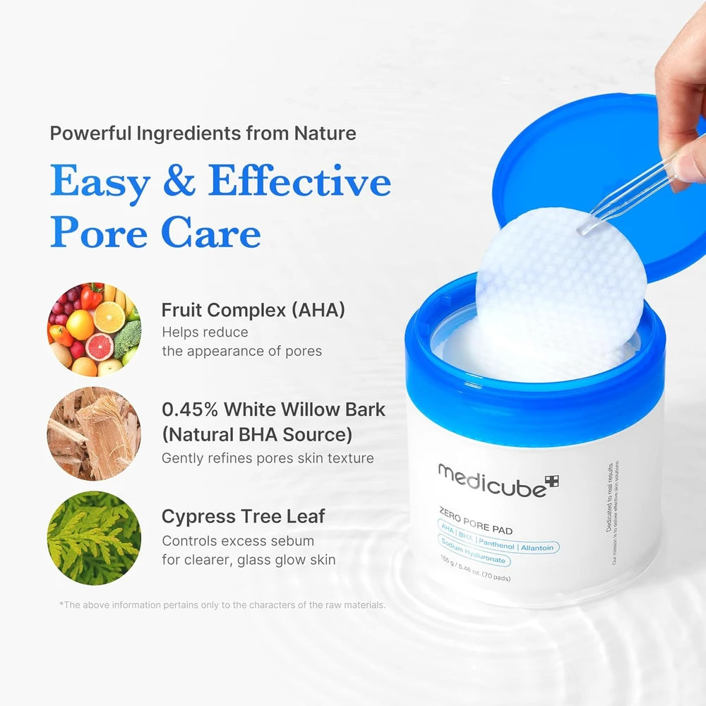 medicube Zero Pore Exfoliating Toner Pad