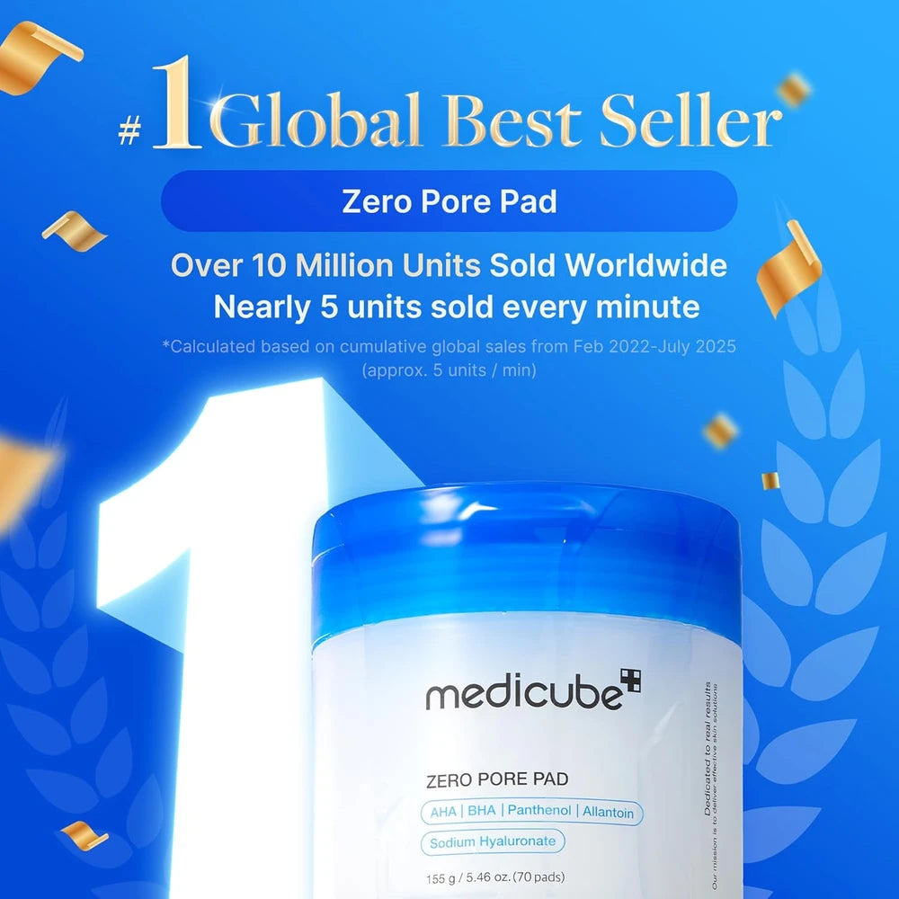 medicube Zero Pore Exfoliating Toner Pad