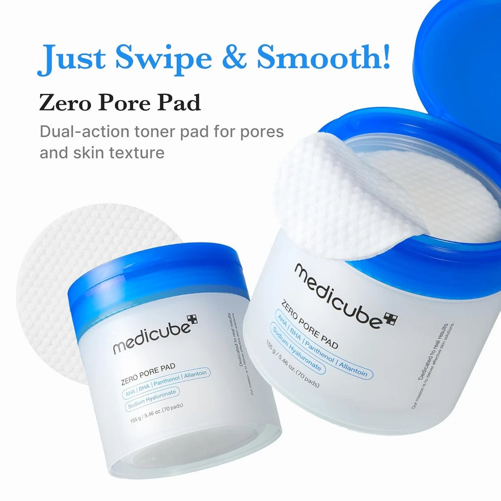 medicube Zero Pore Exfoliating Toner Pad