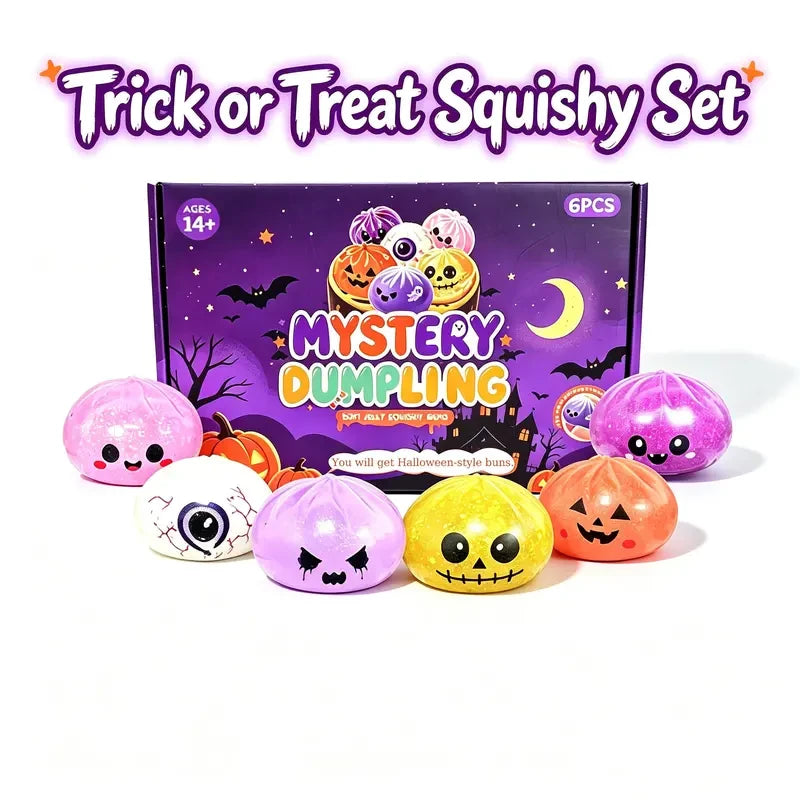 Mystery Halloween Dumpling Squishies