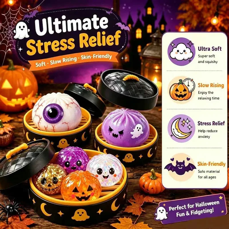 Mystery Halloween Dumpling Squishies