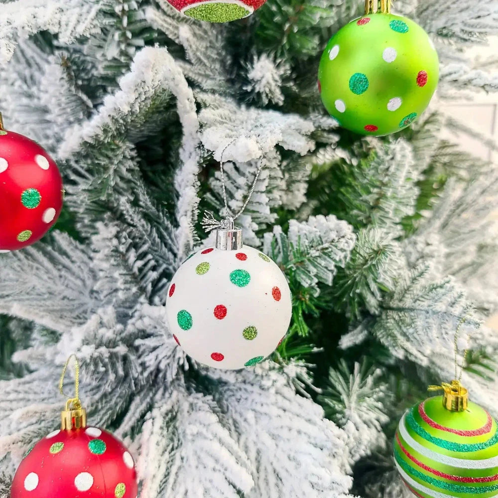 Festive Christmas Ball Ornament Set