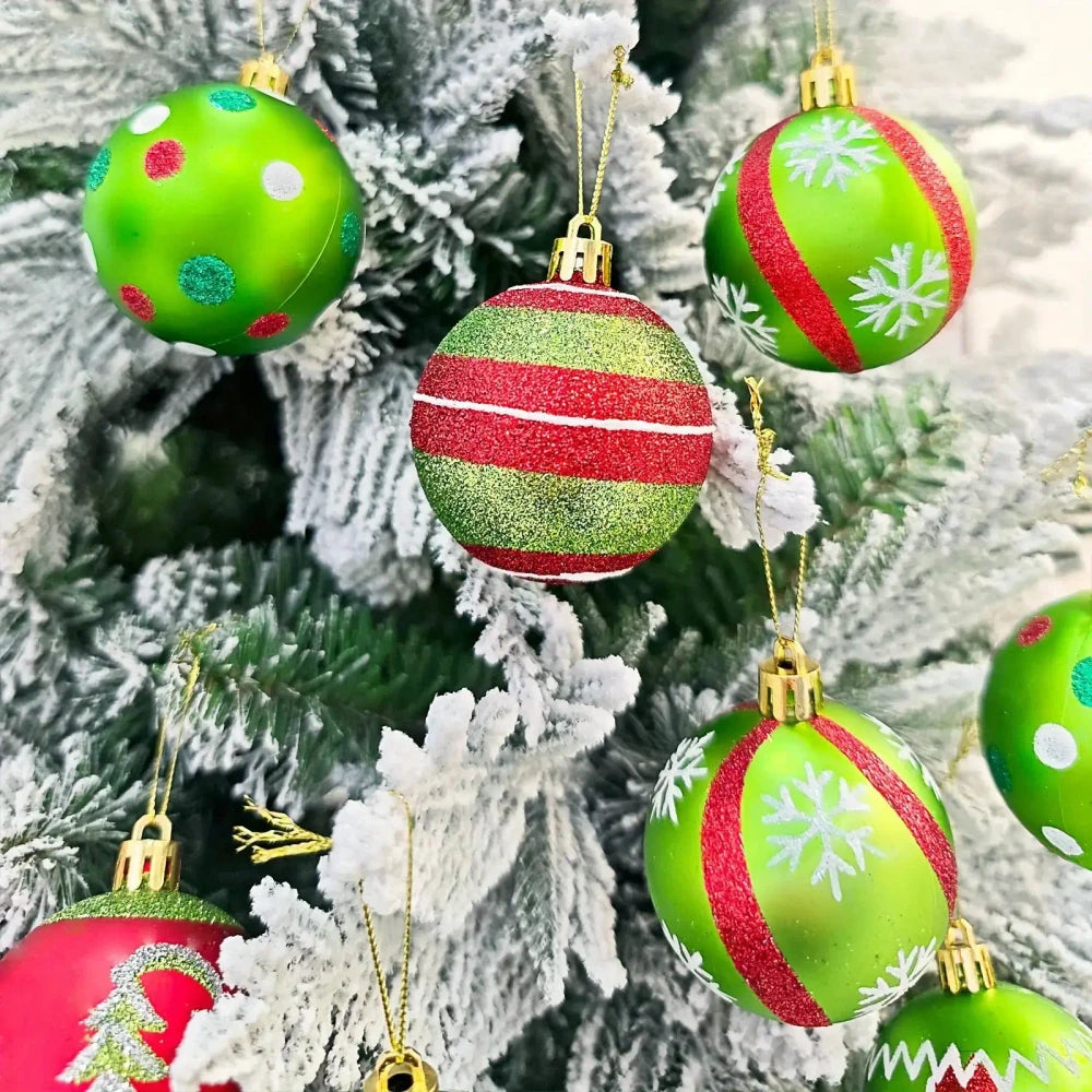 Festive Christmas Ball Ornament Set