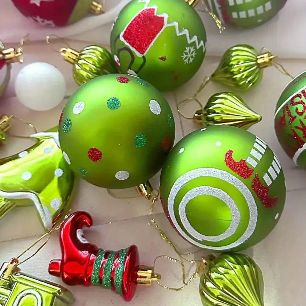 Festive Christmas Ball Ornament Set