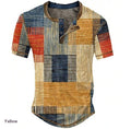 Retro Patchwork Waffle Henley