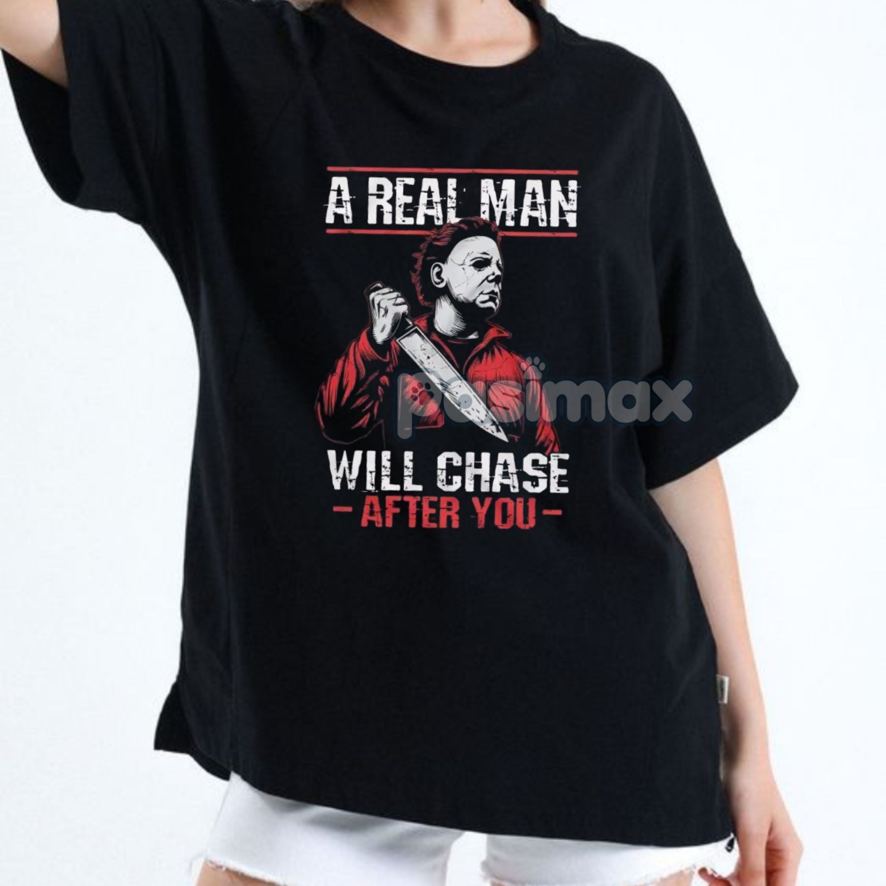 A Real Man Graphic Tee