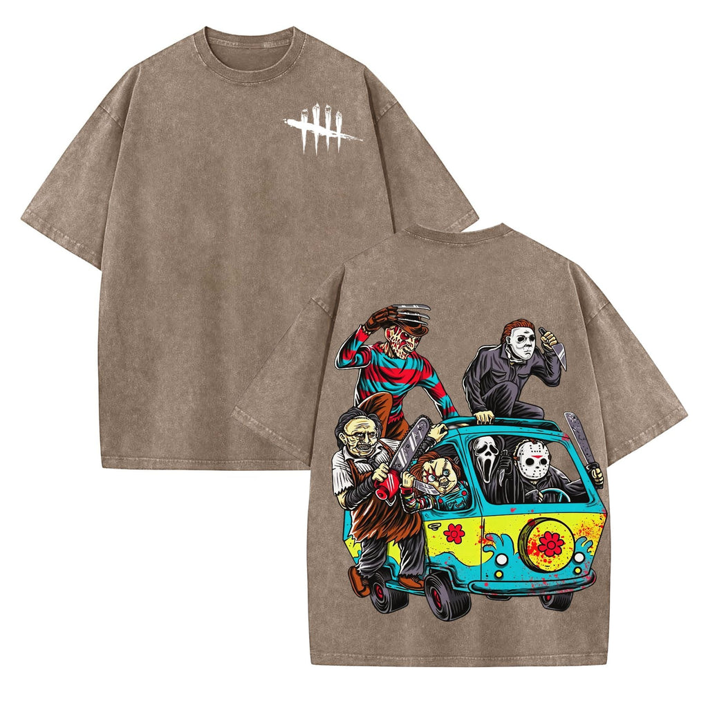 Horror Ride Washed Graphic Tee