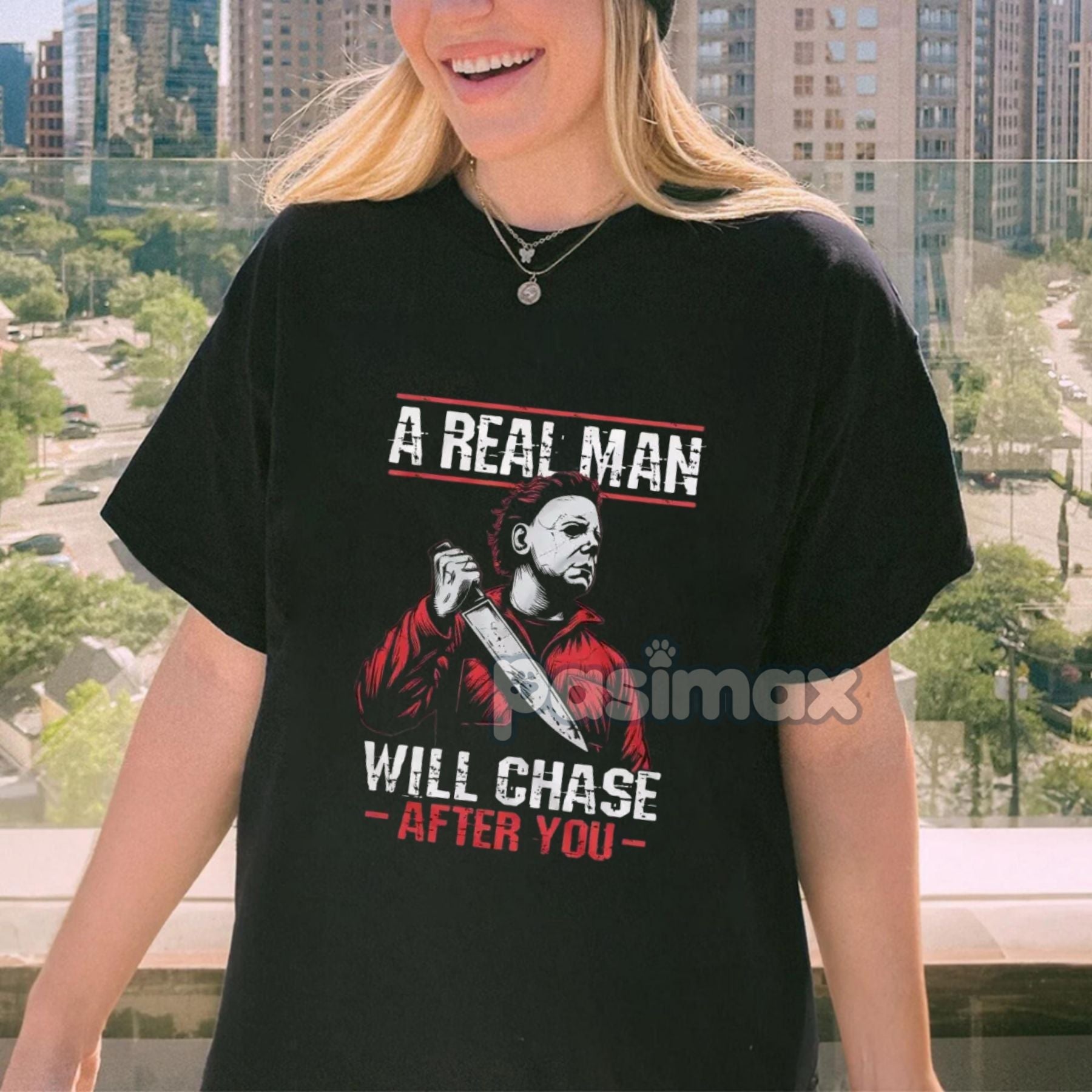 A Real Man Graphic Tee