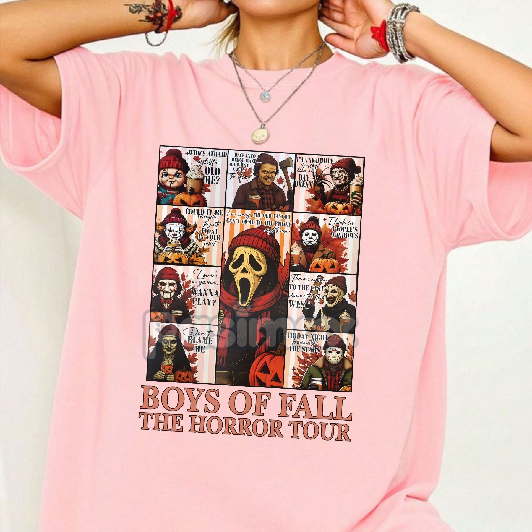 Boys of Fall Horror Tour Graphic Tee 🎃🔪