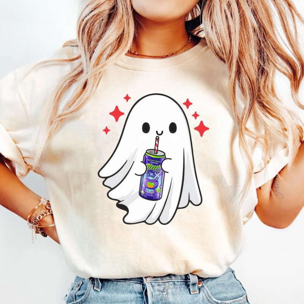 Spooky Sips Ghost Tee