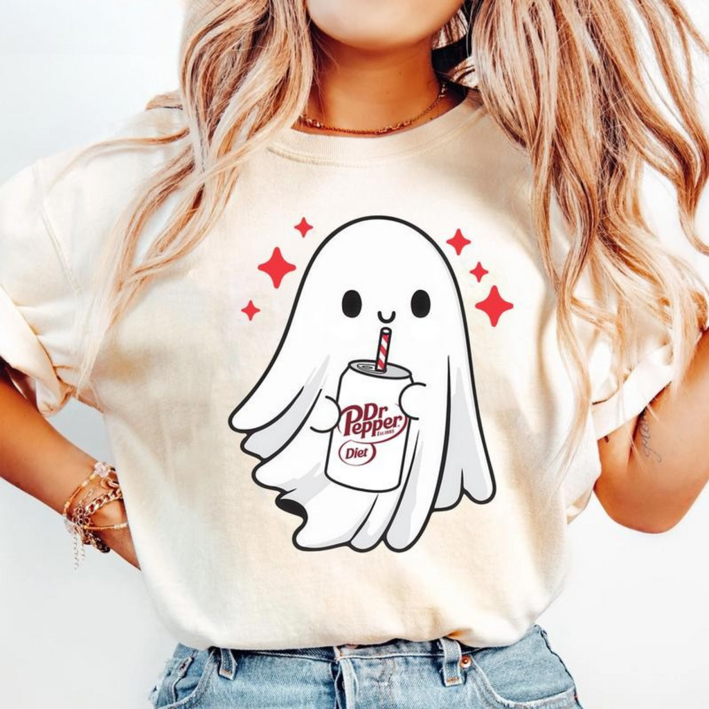 Spooky Sips Ghost Tee
