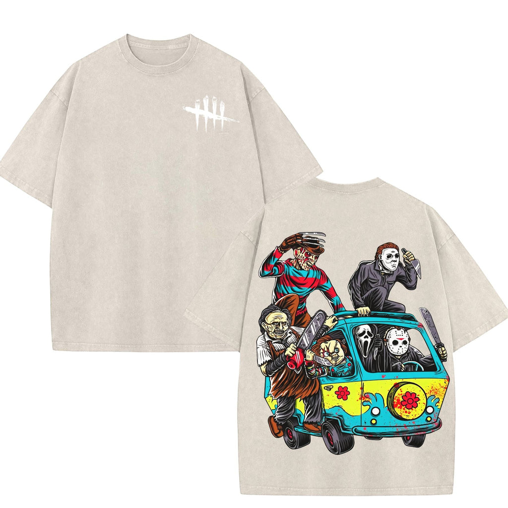 Horror Ride Washed Graphic Tee
