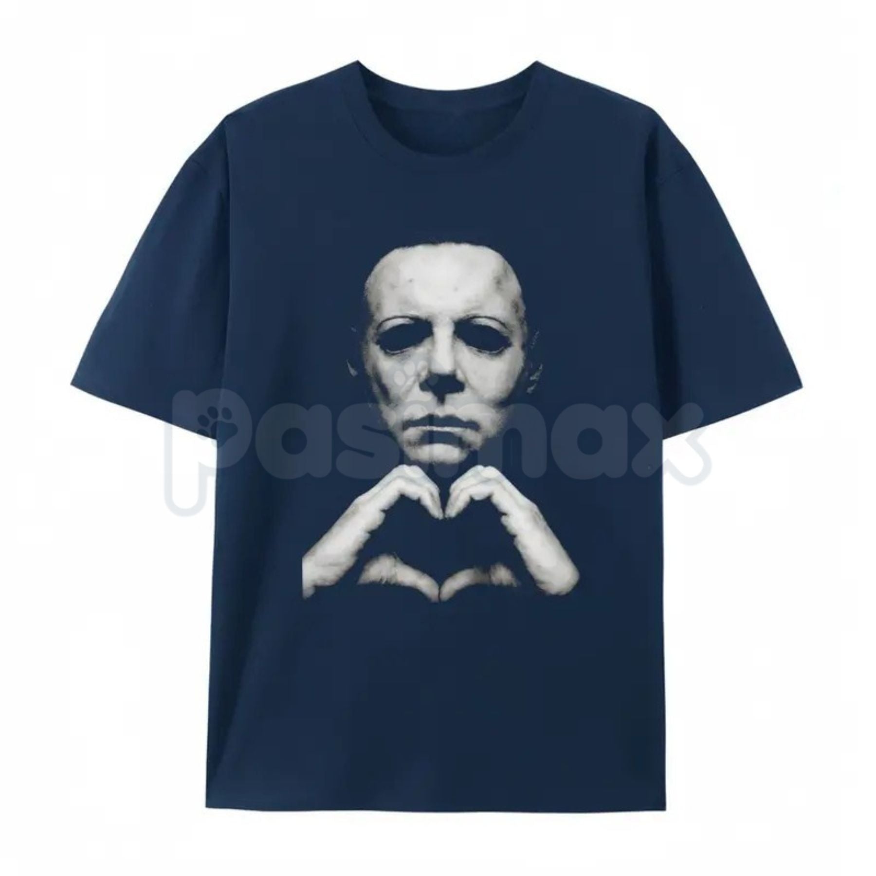 Michael Myers Hand Heart Graphic T-Shirt