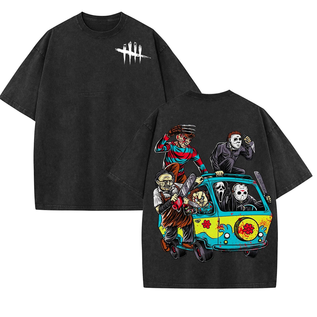 Horror Ride Washed Graphic Tee