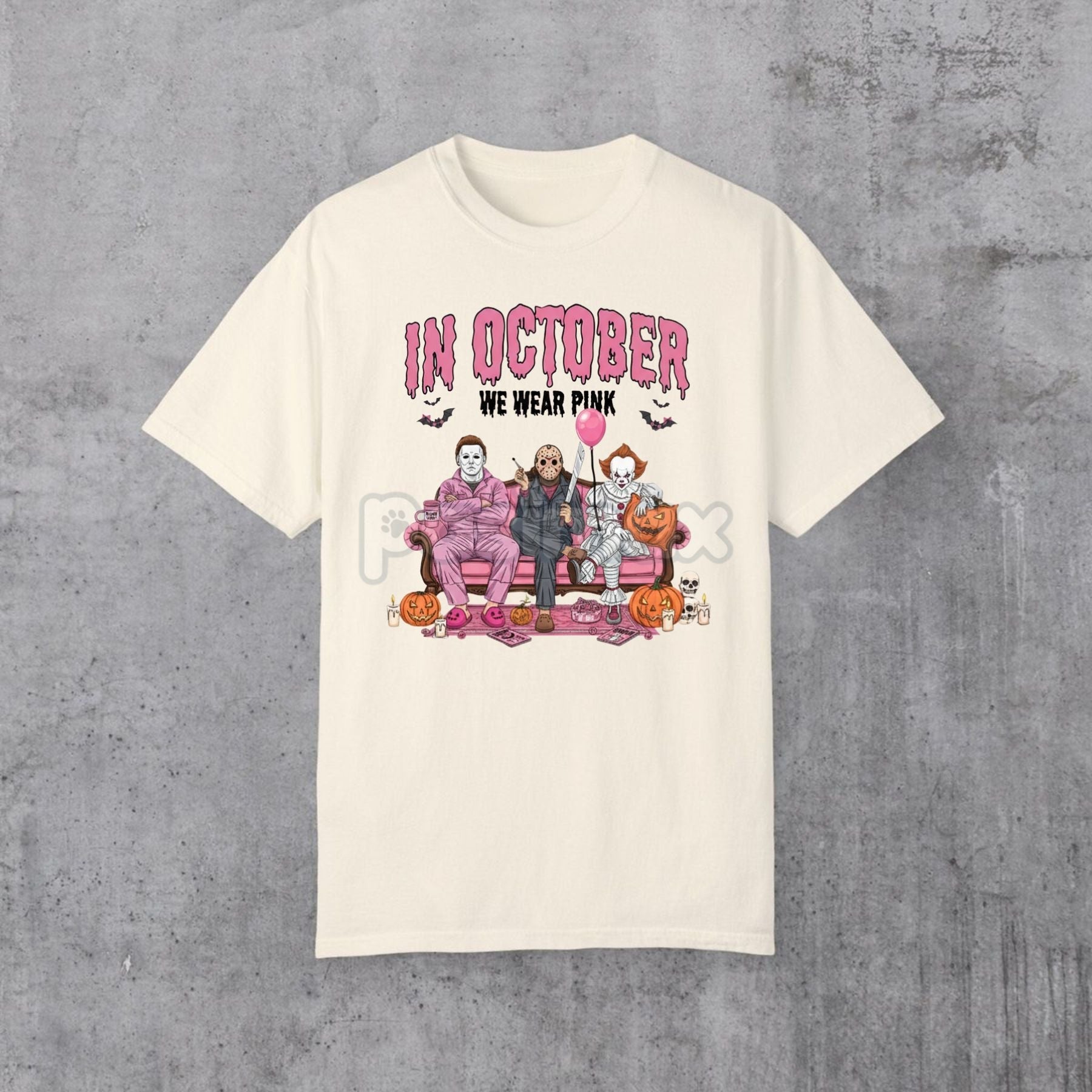 In October We Wear Pink Halloween Tee