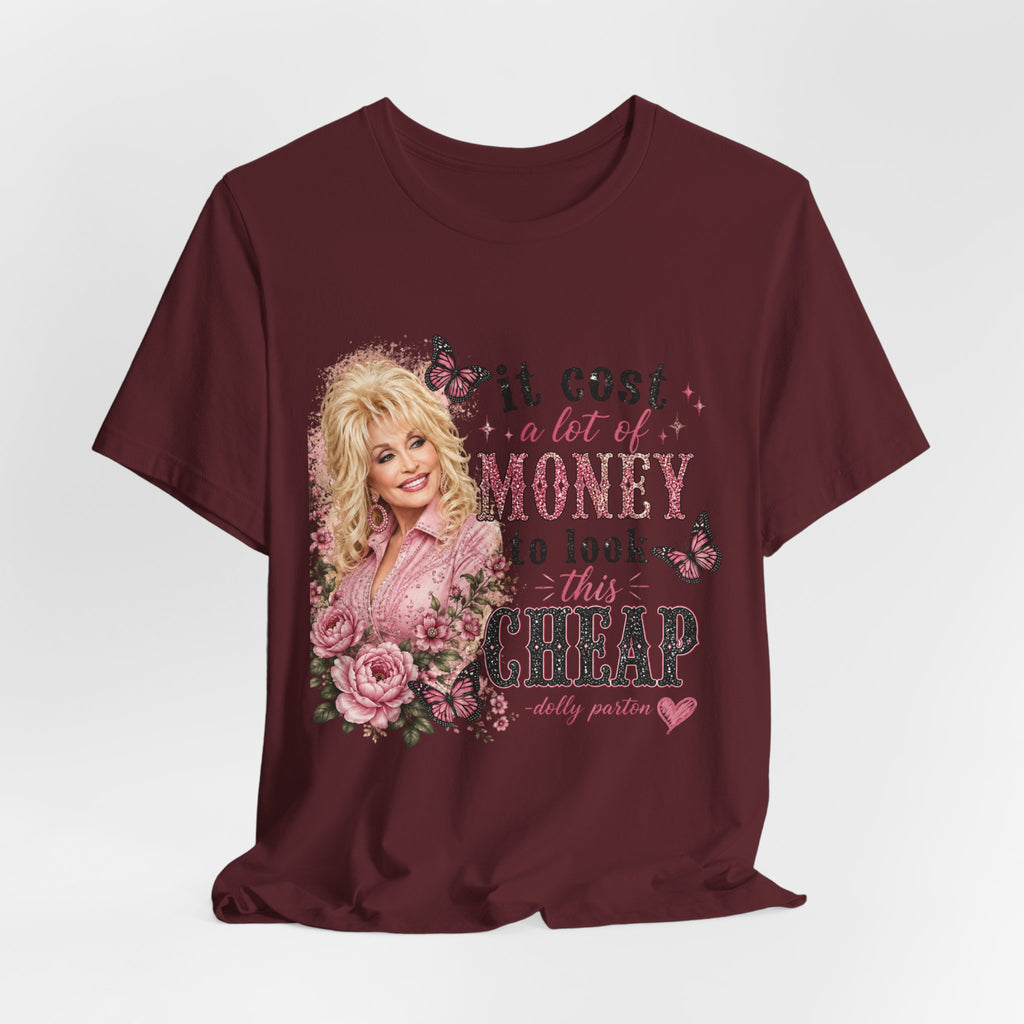 Custom Dolly Parton 'It Cost a Lot of Money...' Graphic Tee