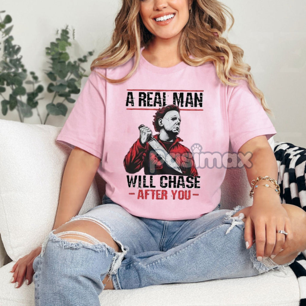 A Real Man Graphic Tee