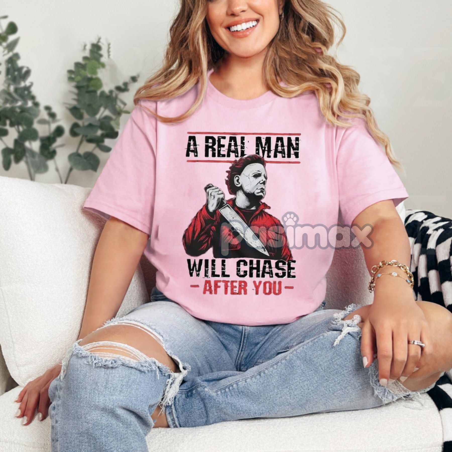 A Real Man Graphic Tee