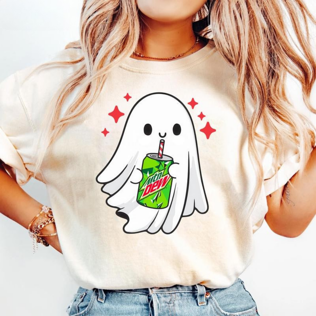 Spooky Sips Ghost Tee