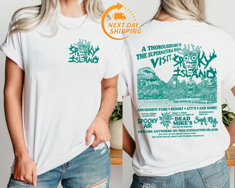 Spooky Island Halloween T-Shirt