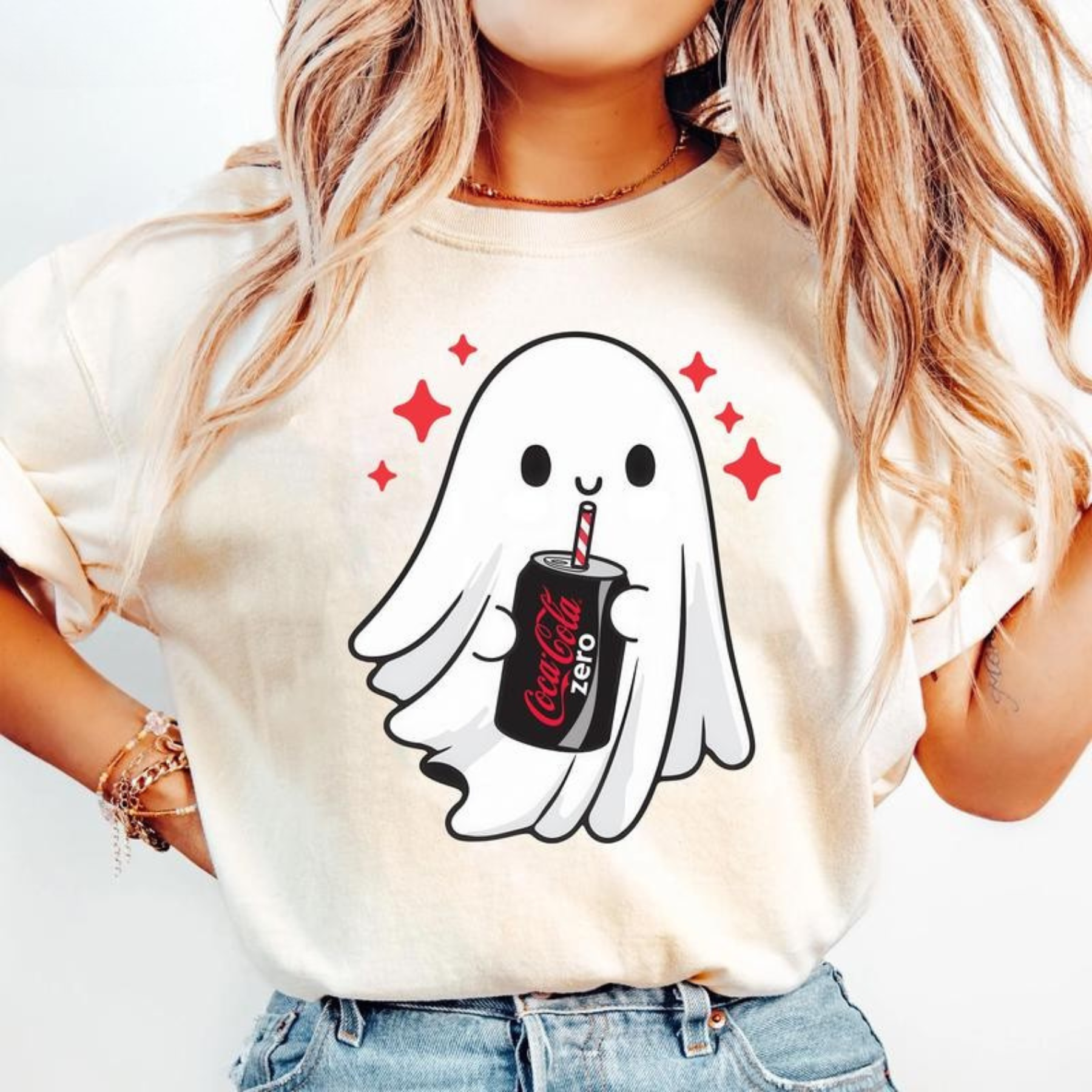 Spooky Sips Ghost Tee
