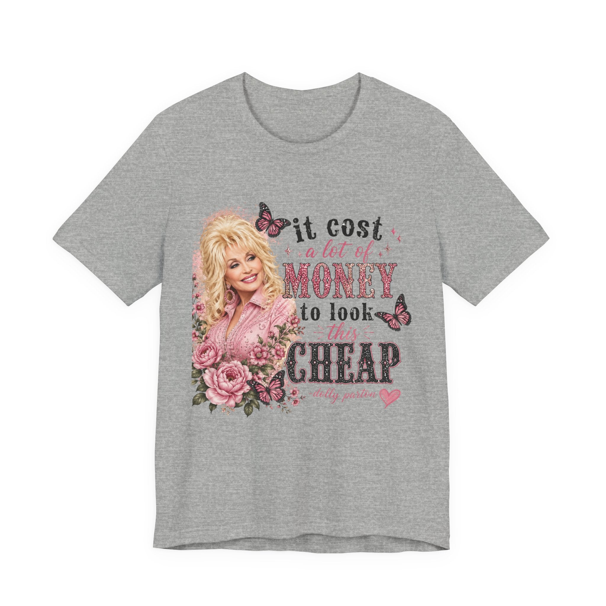 Custom Dolly Parton 'It Cost a Lot of Money...' Graphic Tee