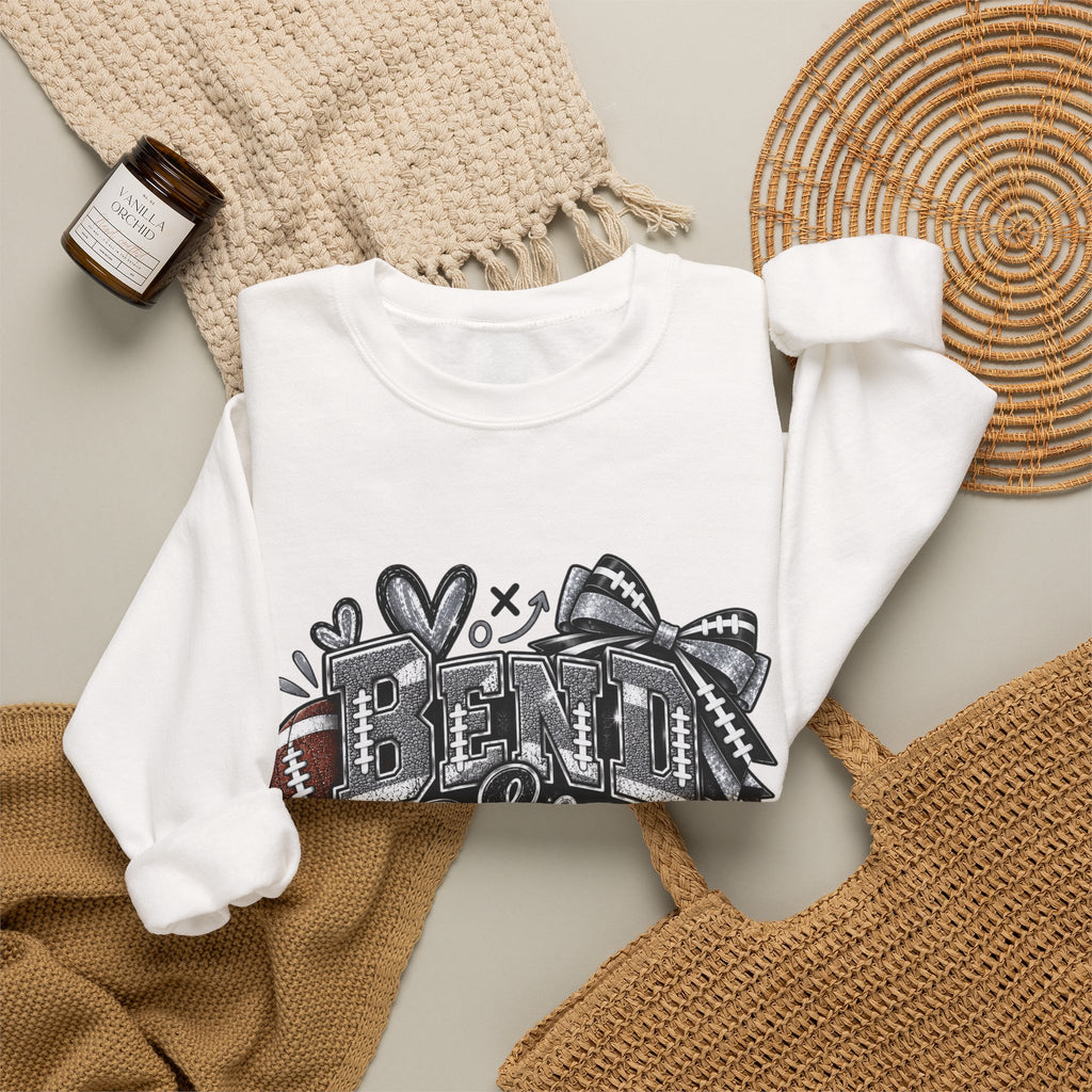 Crewneck Sweatshirt — 'Been & Snaps' Football Cheer Graphic Crewneck