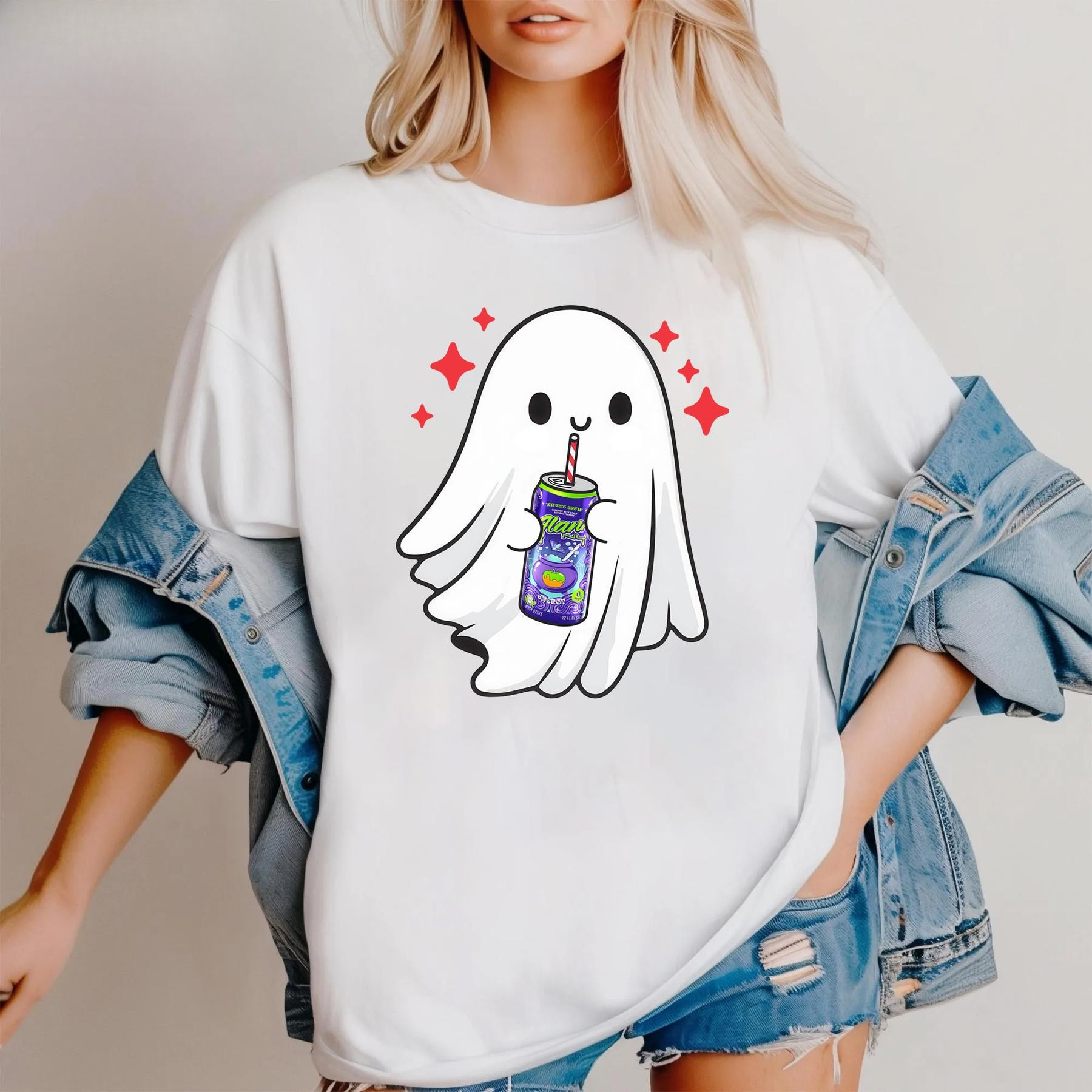 Spooky Sips Ghost Tee