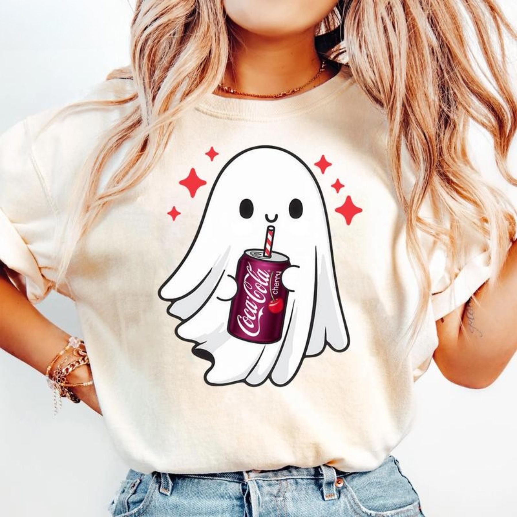Spooky Sips Ghost Tee