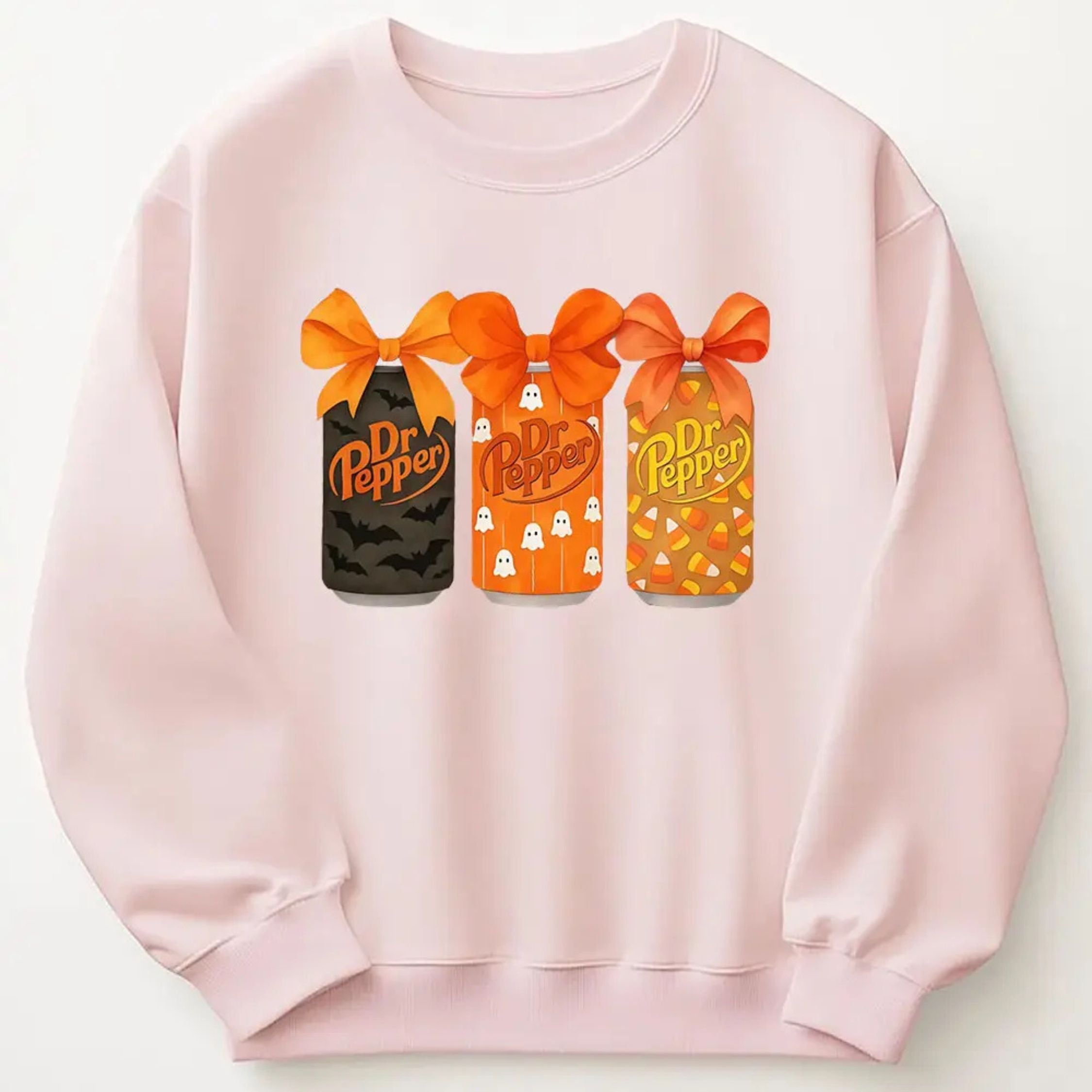 Spooky Dr Pepper Bow Crewneck