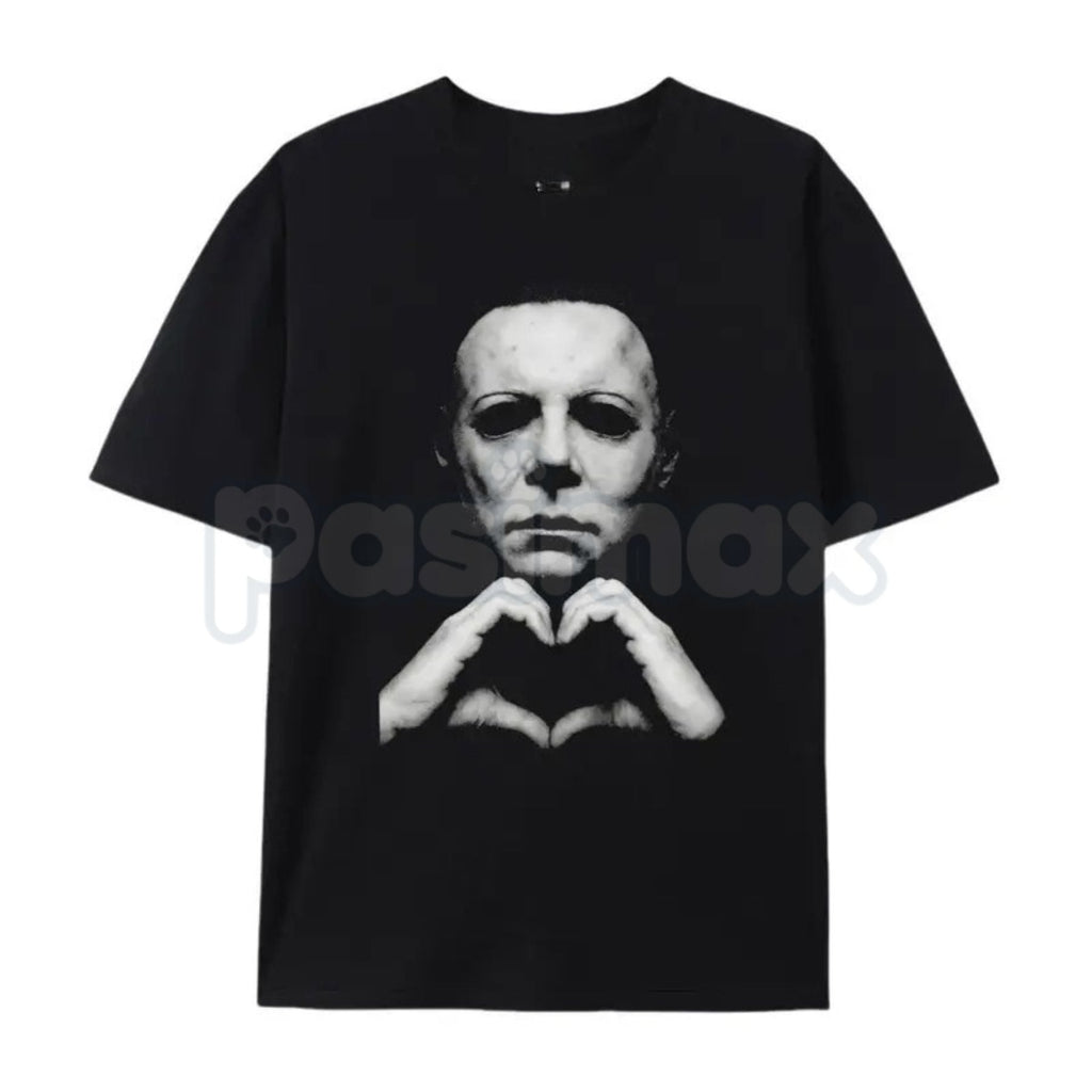 Michael Myers Hand Heart Graphic T-Shirt