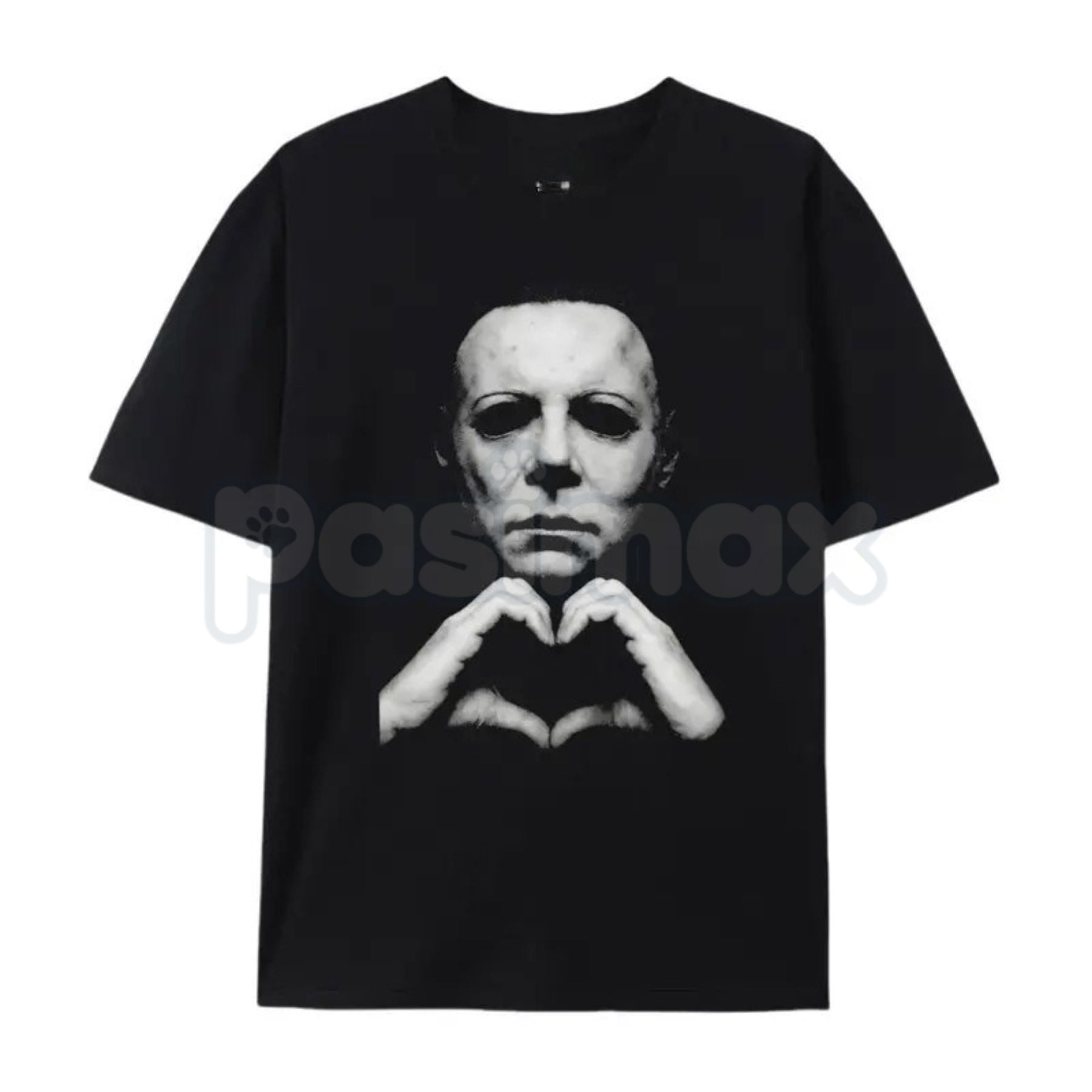 Michael Myers Hand Heart Graphic T-Shirt