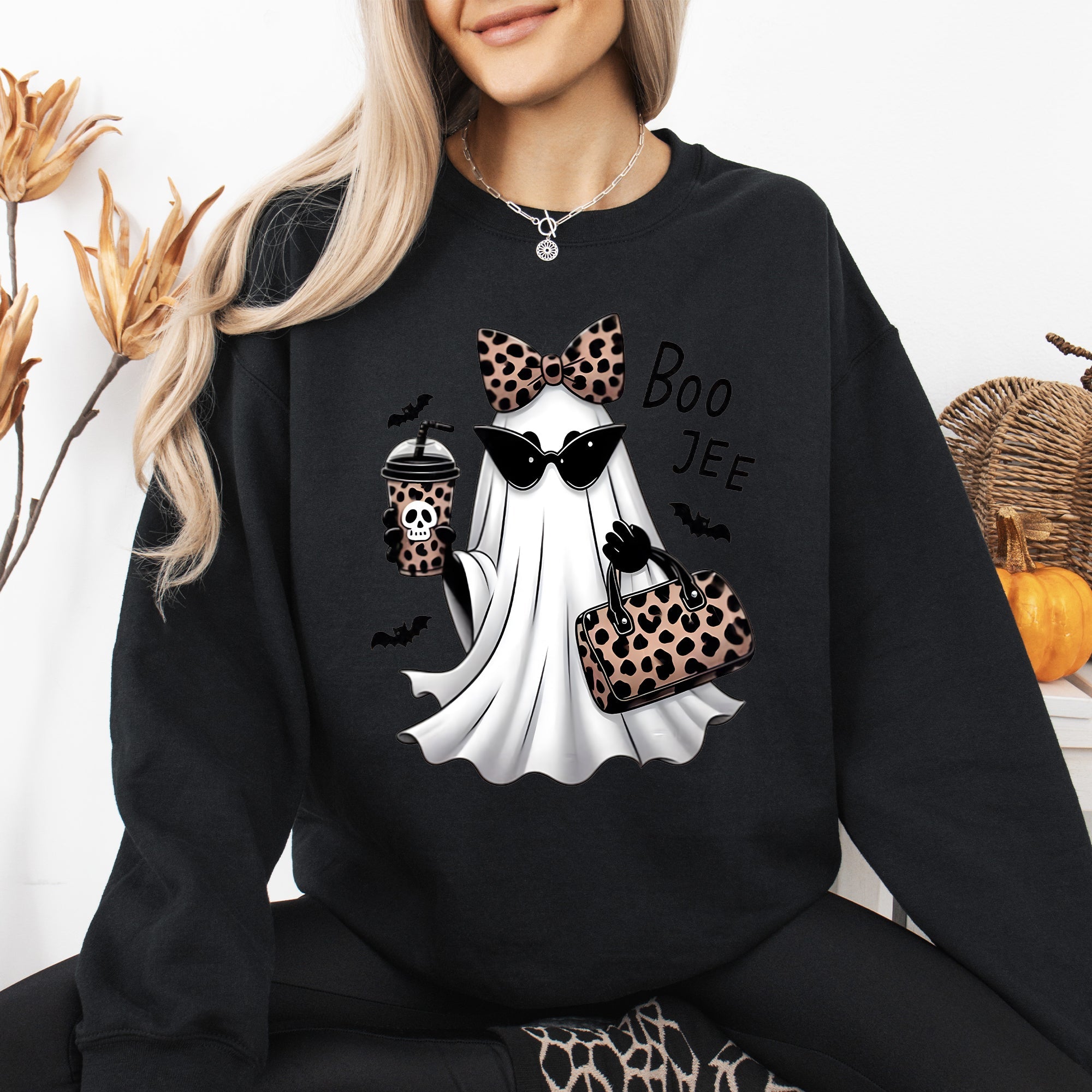 Boujee Ghost Halloween Sweatshirt