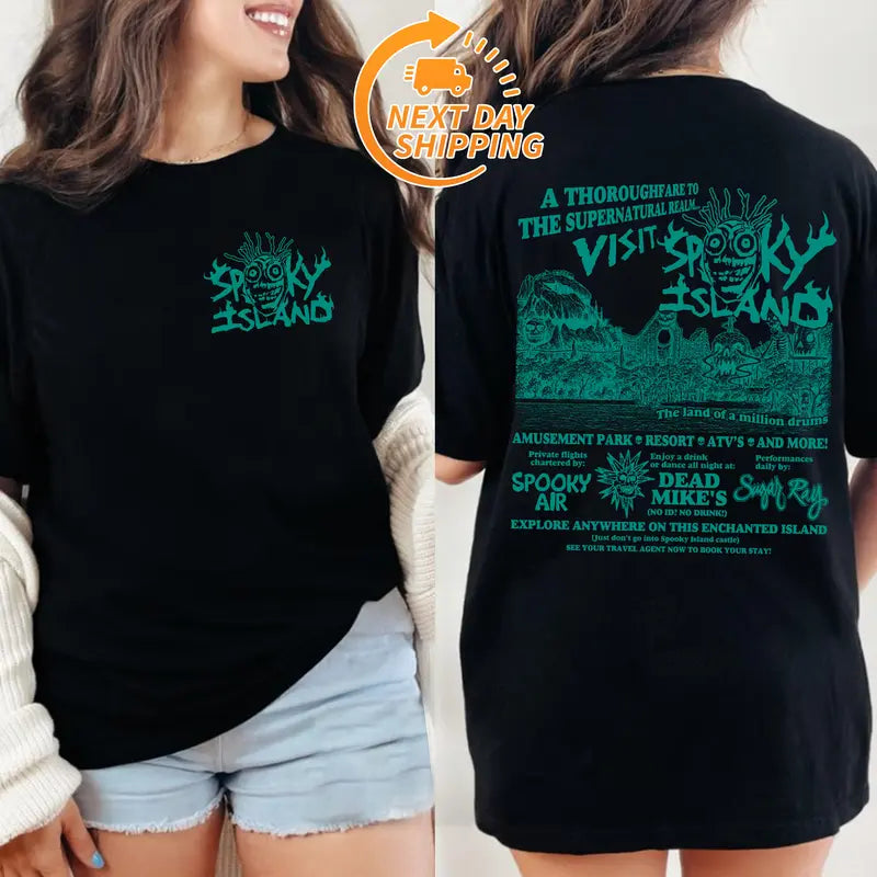 Spooky Island Halloween T-Shirt
