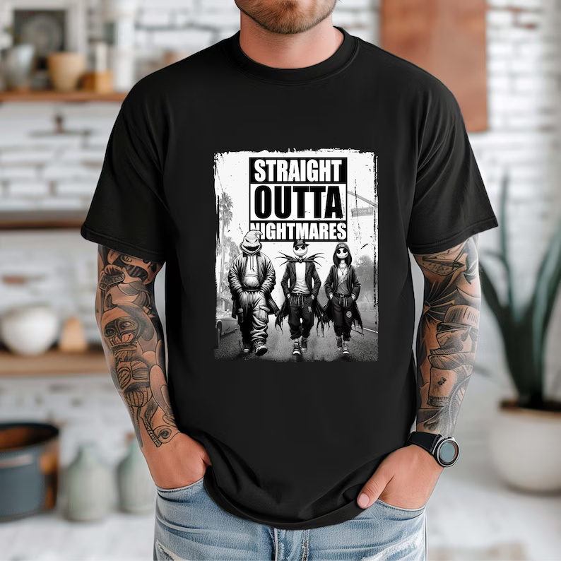 Straight Outta Nightmare Graphic Tee